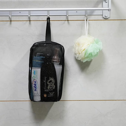 Mesh Shower Caddy Bag for Bathroom Gym Camping Portable Travel Mesh Toiletry Bag for Women Men