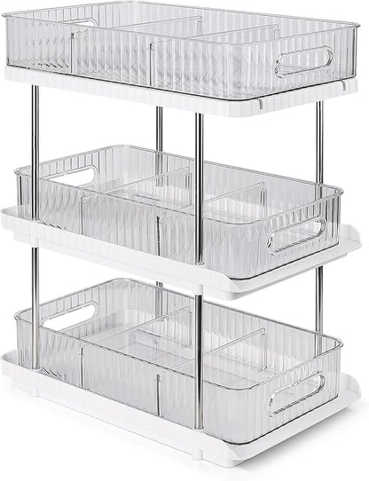 3-Tier Under Sink Organizer – Pull-Out Storage for Kitchen & Bathroom – Under Bathroom Sink Organizer, Under Sink Organizer Storage, Under Cabinet Storage Organizer