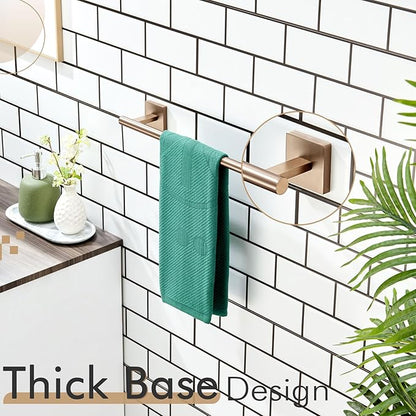 KOKOSIRI Bathroom Towel Bars 12 Inch Towel Ring Champagne Bronze 30CM Hand Towel Holder for Bath Kitchen Wall Stainless Steel B4005CPG-L12