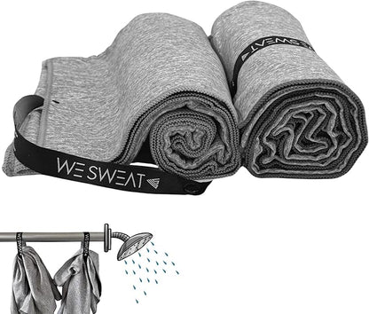 Microfiber Soft and Absorbent Gym Towels, Silver ION Odor-Free Absorbent Fiber, Fast Drying Men & Women Workout Gear for Body Sweat, Working Out, Towels, Sports Exercise Fitness Gear
