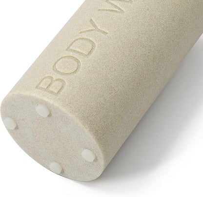 Resin Tan Sandstone Body Wash Engraved Bottle Refillable Pump Dispenser, Durable Waterproof Resin Construction for Bath, Shower - Tan Sandstone, ORB Pump