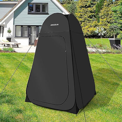 AKOZLIN Portable Pop Up Shower Tent Instant Privacy Dressing Changing Tent Outdoor Shower Room Camp Toilet Tent