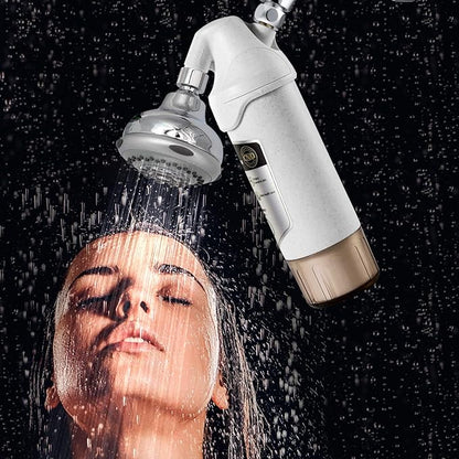 miniwell Shower Filter 720-Plus with replaceable cartridges, shower head filter with Double Filters, remove 99% chlorine (Shower Filter w/Head)