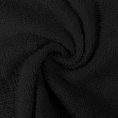 Utopia Towels 12 Pack Premium Wash Cloths Set, 12 by 12 Inches, 100% Cotton Ring Spun, Highly Absorbent and Soft Feel Essential Washcloths for Bathroom, Spa, Gym, and Face, Black
