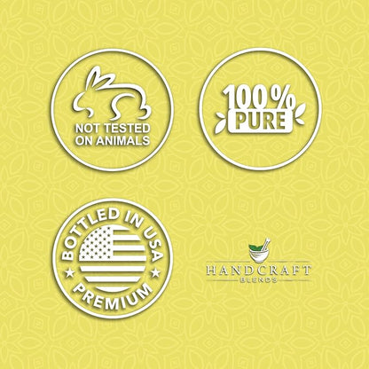 Handcraft Blends Lemon Essential Oil – 1 Fl Oz – 100% Pure and Natural – Premium Grade Essential Oil for Diffuser and Aromatherapy, Skin, Massage, Candle and Soap Making Fragrance
