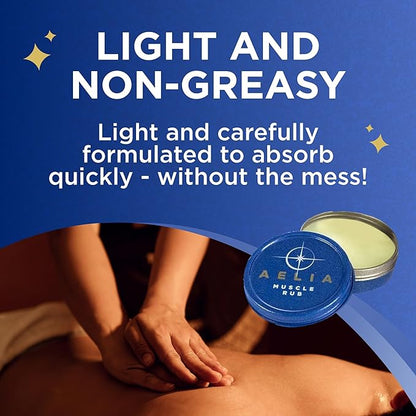 Sore Joint & Muscle Rub | Fast Acting Intensive Muscle Balm with Hemp Menthol Arnica & Camphor for Back Shoulder Neck Knees and Feet Targeted Relief | Long Lasting Non-Greasy & Lightweight (2 Pack)