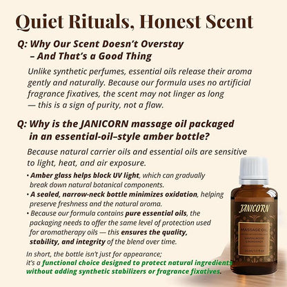 Sandalwood & Bergamot Aromatherapy Body & Massage Oil – Lightweight, Fast-Absorbing Hydration with a Woody-Citrus Essential Oil Aroma for a Refreshing Self-Care Experience, 1 fl oz / 30 ml