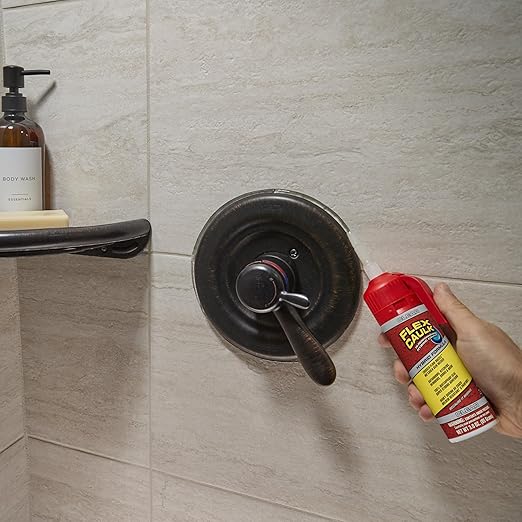 Flex Caulk, Waterproof & Weatherproof Hybrid Polymer Sealant, Strong, Paintable, Indoor, Outdoor, Bath, Shower, Sink, Window, Baseboards, Door, RV, Roof, Wood, Auto & Marine, White, 4 oz, 2-Pack