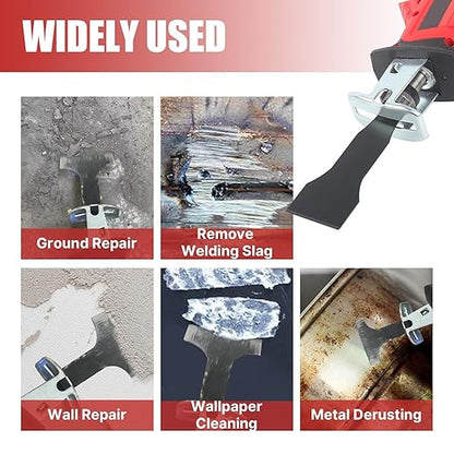2pcs 1-3/16 inch (30mm) HCS reciprocating Saw Blade Saber Shovel Length Cleaning Tool for Removing Tile Grout Glue Gaps, etc.…