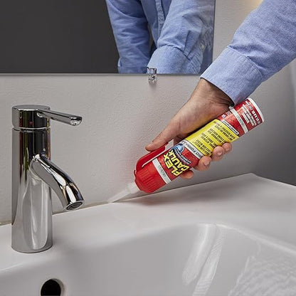 Flex Caulk, Waterproof & Weatherproof Hybrid Polymer Sealant, Strong, Paintable, Indoor, Outdoor, Bath, Shower, Sink, Window, Baseboards, Door, RV, Roof, Wood, Auto & Marine, White, 9 oz, 2-Pack