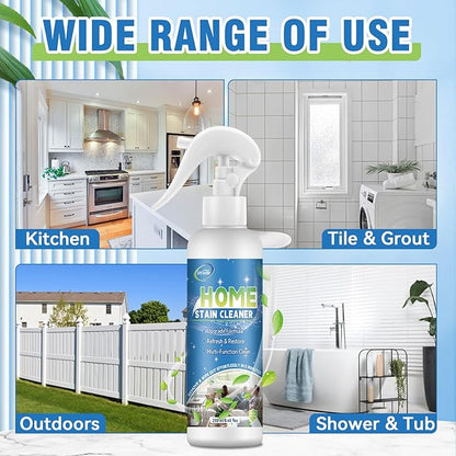 Wall Cleaner Spray, Household Mold Stain Cleaning Spray Deep Clean, All-Purpose Cleaner Spray for Tiles, Walls, Ceiling, Deck, Wood, Brick, Showers, Kitchen, Sink, Grout, Washing Machine Gasket