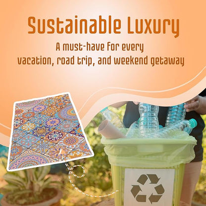 Nakie Sand Free Beach Towel, Quick Dry, Lightweight and Compact with Storage Bag, 160x90cm, Made from Recycled Bottles for Beach, Pool, Travel, Swimming and Outdoor Use