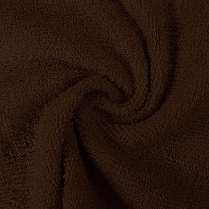 Utopia Towels 12 Pack Premium Wash Cloths Set, 12 by 12 Inches, 100% Cotton Ring Spun, Highly Absorbent and Soft Feel Essential Washcloths for Bathroom, Spa, Gym, and Face, Dark Brown