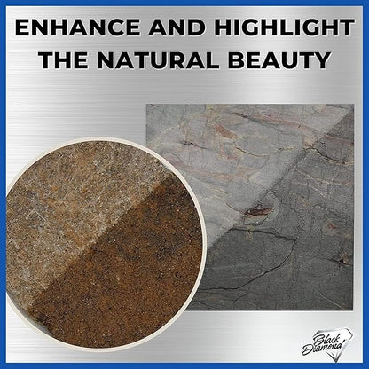 Black Diamond Stoneworks Intensive Cleaner Gallon + Color Enhancer Quart (2-Pack) – Heavy-Duty Stone Cleaner & Professional Color Restorer for Natural Stone, Tile & Masonry