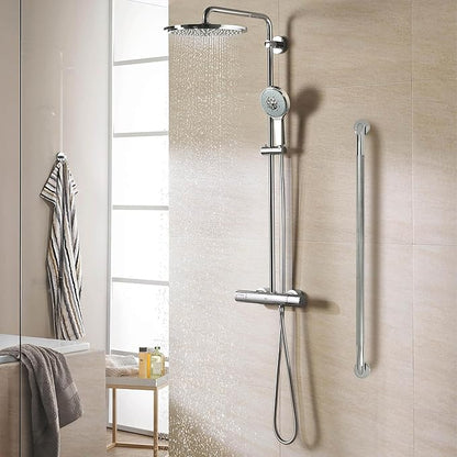 Shower Grab Bar, 2 Pack 39.4 Inch Bathroom Grab Bar, 1.25" Diameter 304 Stainless Steel Anti-Slip Grab Bars for Bathtubs and Showers, Handicap Shower Grab Bar for Seniors Elderly