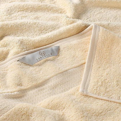Superior Egyptian Cotton Bath Towel Set, Home Bathroom Towels, Master, Guest Bath, Decor Essentials, Quick Dry, Absorbent, Large Body Towels, Spa, Hotel, Resort, Adult, Kids, Set of 2, Canary