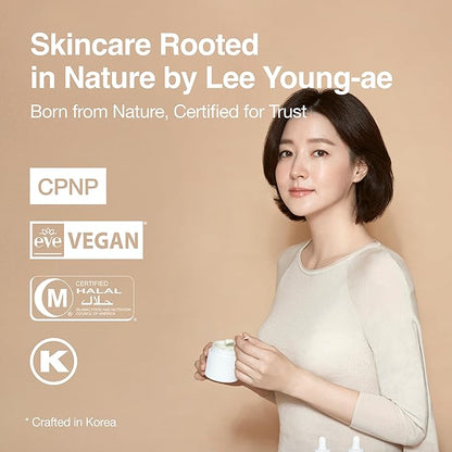 CREAM & LOTION – Organic Korean 2‑in‑1 Baby Face & Body Lotion, Gentle Deep Moisturizer with Vitamin C for Sensitive Skin, Soothing Hydration (7.1 fl oz / 210 g)