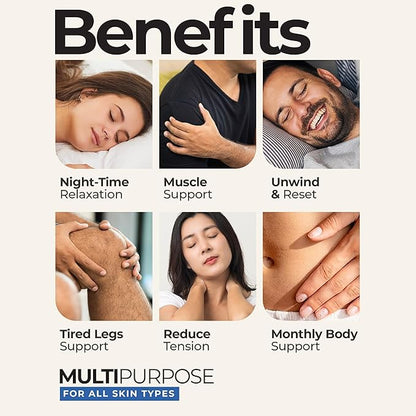 Magnesium Lotion + Magnesium Oil Spray Set | Pure Topical Magnesium for Sleep | Muscle Relief | Leg Cramps & Foot Comfort | Fast-Absorbing | Magnesium Oil on Feet | Non-Itch | Extra Strength Cream