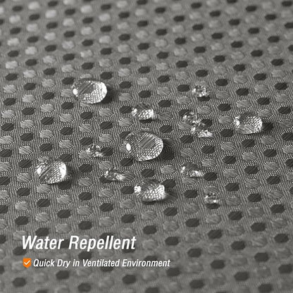Gibelle Grey Shower Curtain, Waffle Weave Textured Fabric Shower Curtain for Bathroom - Soft Cloth & Hotel Spa Luxury, Water Repellent, Machine Washable, 72X72, Grey