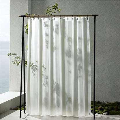 AIRLAKE Premium Frosted EVA Shower Curtain Liner, 72” x 72” (6ft x 6ft), Extra Heavy-Duty 12 Gauge, Rustproof Grommets (12 + 2 Corner), Stain & Odor-Resistant, Multi-Use for Bathroom, Garden & Outdoor