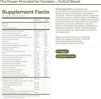 bird&be The Power Prenatal for Females with Coq10 Boost