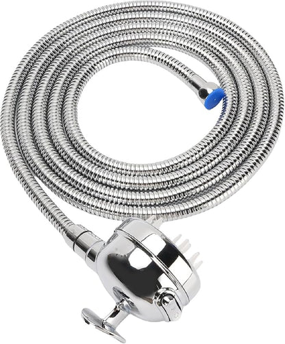 Fafeicy Dog Shower Attachment Set, ABS Pet Washing Sprayer with Hose and Adjustable Water Modes, for Easy Bathing and Grooming