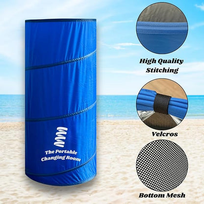 Portable Changing Room, Pop Up Pod - Privacy Tent, Dressing Room Tube or Portable Toilet Stall with Carry Bag for Camping, Beach, or Outdoor by The Portable Changing Room