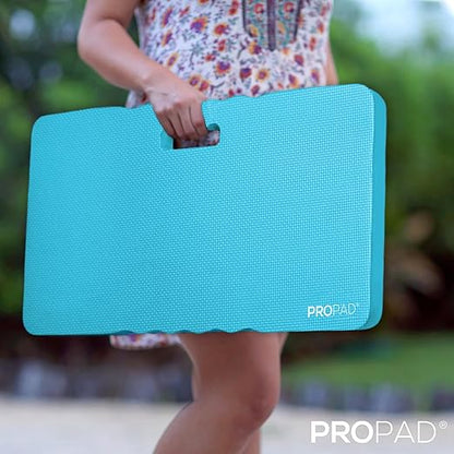 Thick Kneeling Pad, Garden Kneeler for Gardening, Bath Kneeler for Baby Bath, Kneeling Mat for Exercise & Yoga, Knee Pad for Work, Floor Foam Pad, 2X Large (XXL) 24 x 14 x 1.5 Inches, Light-Blue