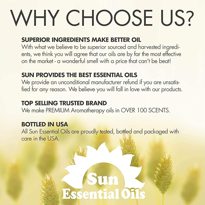 Sun Essential Oils 4oz - Cypress Essential Oil - 4 Fluid Ounces - Cypress Oil