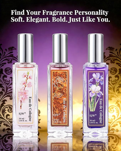 EJW Tobacco Rose Body Spray for Women | Warm Floral Hair Perfume & Body Mist, Alcohol-Free Long-Lasting Fragrance with Aloe & Collagen, 1.01 fl oz (Tobacco Rose)