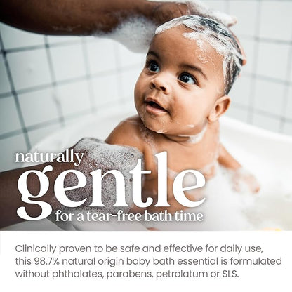 Burt's Bees Baby Shampoo and Body Wash with Lavender, Calming Tear Free Baby Soap, 98% Natural Origin, 12 Fl Oz (Pack of 3)