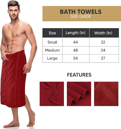Utopia Towels 4 Pack Premium Bath Towels Set, 27 by 54 Inches, 100% Ring Spun Cotton 600GSM, Lightweight and Highly Absorbent Quick Drying Towels, Perfect for Daily Use, Red