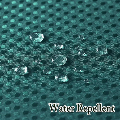 Gibelle No Hook Waffle Weave Shower Curtain with Snap-in Fabric Liner Set for Bathroom, Hotel Style with Mesh Top Window, Waterproof & Washable, Seaweed Green, 72x74