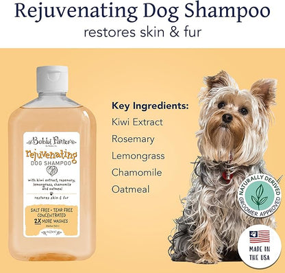 Bobbi Panter Rejuvenating Dog Shampoo, Restores & Revitalizes Skin & Fur, Orange Citrus Scent - 30:1 Concentrated Formula, Made in The USA, Trusted by Professional Groomers, 14 oz. (Case of 12)