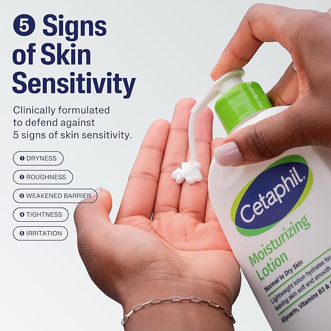 Cetaphil Face & Body Moisturizer, Hydrating Moisturizing Lotion for Normal to Dry Skin, Suitable for Sensitive Skin, 2 oz Pack of 12, Fragrance Free, Hypoallergenic, Non-Comedogenic