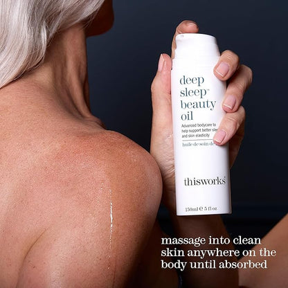 THISWORKS Deep Sleep Beauty Oil – Clinically Proven Nighttime Treatment with Bakuchiol & Botanical Oils, Improves Skin Elasticity & Barrier Function, 5 Fl Oz