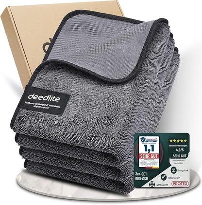 Shiny Bath Wipes Shower Cleaning Cloths, Premium Car Drying Towel | Ultra Absorbent Twisted-Loop Design| Microfiber Towel for Car, Shower Cabin, Household