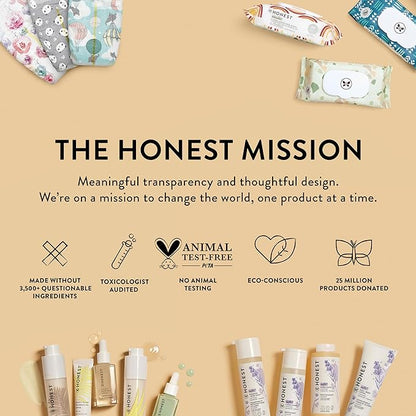 The Honest Company 2-in-1 Cleansing Shampoo Body Wash Refill Carton Gentle for Baby Naturally Derived Tear-free Hypoallergenic Lavender Calm 32 fl oz