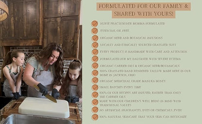 100% Grass-Fed Whipped Tallow Balm & Organic Jojoba Oil infused with Organic Madagascar Vanilla Beans/vanilla coffee/pumpkin & clove: face/body moisturizer: dry, mature skin, (PUMPKIN LATTE)
