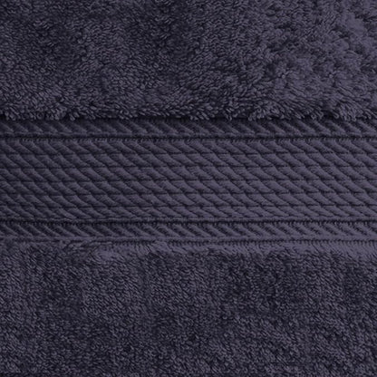 Superior Egyptian Cotton Pile Hand Towel Set of 4, Ultra Soft Luxury Towels, Thick Plush Essentials, Absorbent Heavyweight, Guest Bath, Hotel, Spa, Home Bathroom, Shower Basics, Navy Blue