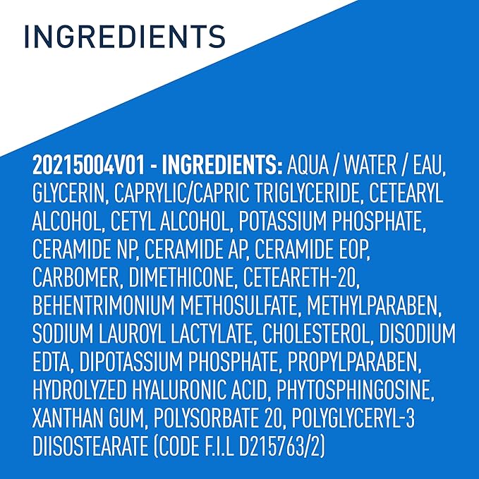CeraVe Daily Moisturizing Lotion for Dry Skin, Body Lotion & Face Moisturizer with Hyaluronic Acid and Ceramides, Daily Moisturizer, Fragrance Free, Oil-Free, 12 Ounce