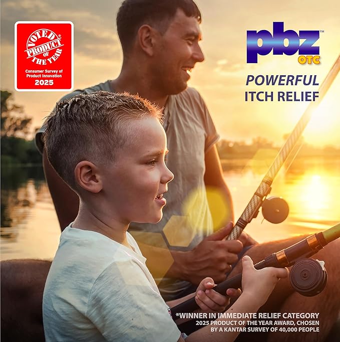 PBZ OTC Antihistamine Cream with 1% Tripelennamine, Kid Safe Itch Relief, 1 Oz, 3 Pack