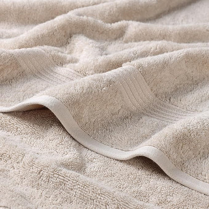 Superior Egyptian Cotton Bath Towel Set, Towels for Home Bathroom, Master, Guest Bath, Decor Essentials, Quick Dry, Absorbent, Large Body Towels, Spa, Hotel, Resort, Adult, Kids, Set of 4, Stone