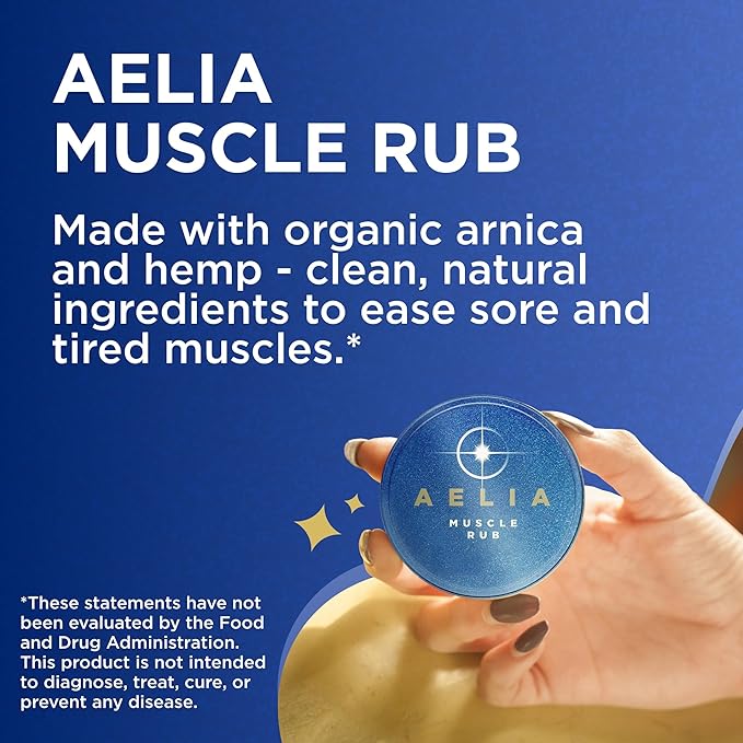 Sore Joint & Muscle Rub | Fast Acting Intensive Muscle Balm with Hemp Menthol Arnica & Camphor for Back Shoulder Neck Knees and Feet Targeted Relief | Long Lasting & Non-Greasy (Single, 1, Ounce)