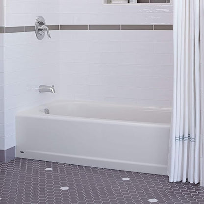 American Standard 2397202.020 Princeton 60 in. x 30 in. Americast Apron-Front Bathtub with Left Hand Drain, White