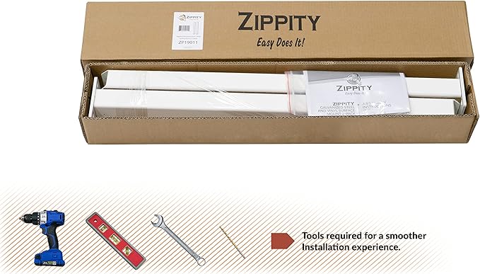 30in H x 4in L x 3.25in W (2 Posts) Surface Mount Posts for Zippity Vinyl Fence or Outdoor Shower Kit, Surface Mount Fence Panels, Picket Fence, or Outdoor Shower Enclosure to a Solid Surface, ZP19011
