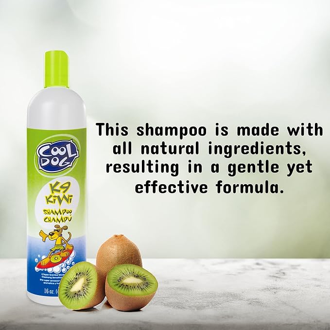 Pet Silk Cool Dog K-9 Kiwi Cucumber Shampoo, 16 Ounce