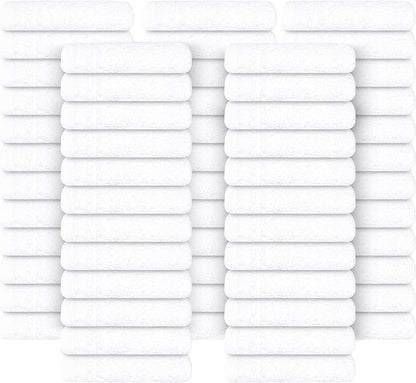 Tens Towels Pack of 60 Washcloths, 12 x 12 Inches, Lighter Weight, Quick to Dry, Super Soft & Absorbent, Gentle Face Towels, Hotel Quality, Perfect for Bathroom, Gym, Spa (White, 60 Pack)