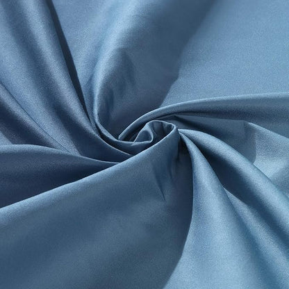 Long Stall Fabric Shower Curtain, Blue Ombre Microfiber Cloth Shower Curtains for Bathroom, Modern Waterproof Bathroom Curtains, 54" W x 78" H