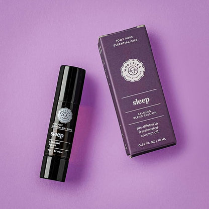 Woolzies Sleep Blend Double-Ended Essential Oil | Dual Use Design Roll-on for Skin & Body + Dropper for Diffusing | 10 ML